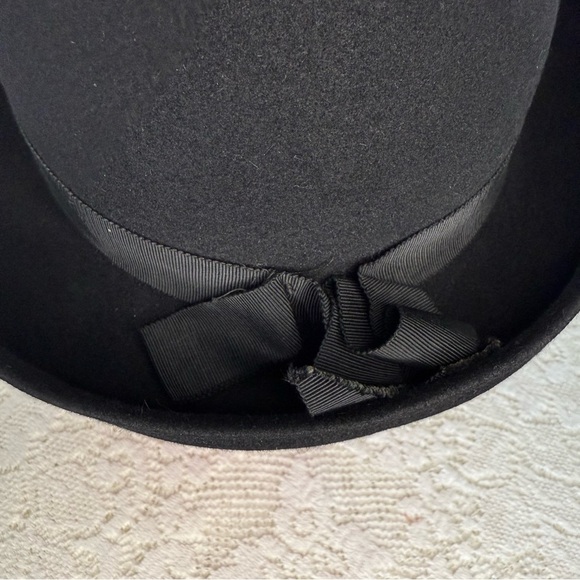Vintage Dobbs Elfin Black‎ Bowler Hat main image 6
